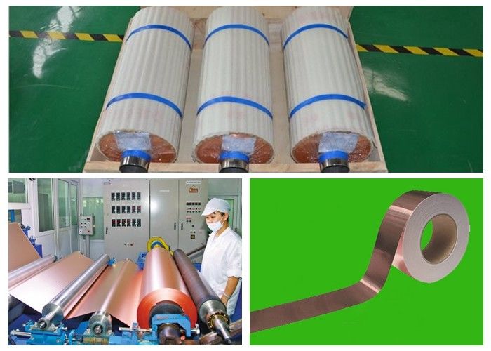 High Intensity Electrolytic Copper Foil High Peel Strength 99.8 Purity