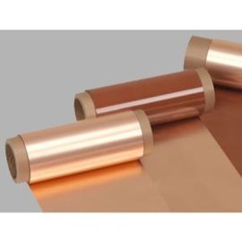 0.012-0.070mm Electrolytic Copper Foil , 1N/Mm Copper Thin Sheet