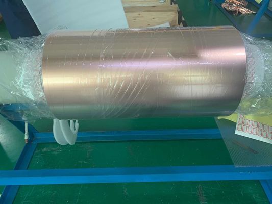 0.1mm ED Copper Shielding Foil Polished Raw Surface Treatment ISO Approval