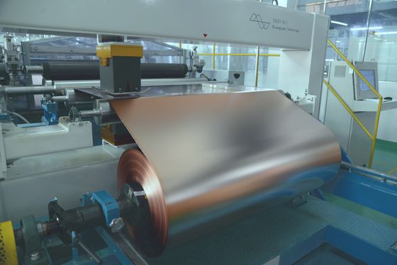 Soft Temper ED Rolled Copper Sheet , JIMA 0.09mm Pure Copper Foil