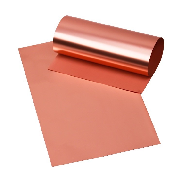 SGS Red Electrodeposited Copper Foil 4oz 140micron 0.14mm , 99.95% Purity Copper for Shielding Tape