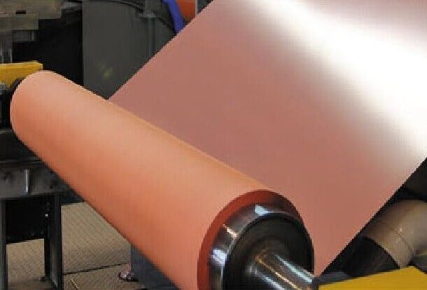 High Temperature HTE Copper Foil , Elongation Electrodeposited 3m Copper Foil