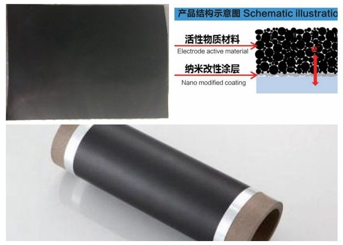 Carbon Coated Capacitor Foil for Lithium Ion Super Capacitor 100 - 8000 Meter Long