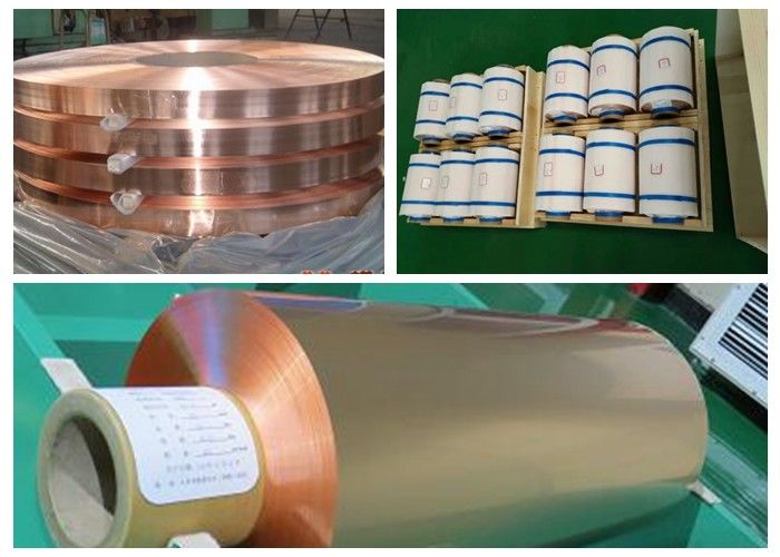 Color Uniformity Copper Flashing Rolls , ISO RA Annealed Soft Copper Foil