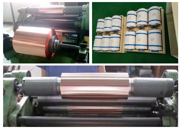 Double Shiny Rolled Copper Sheet , 500 - 5000 Meter Length Copper Roll