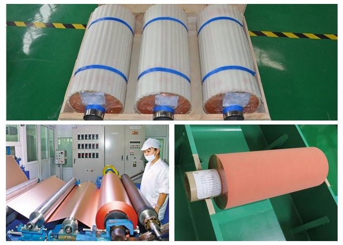 ISO 25um Electrolytic Copper Foil More Than 1 N / Mm Peel Strength
