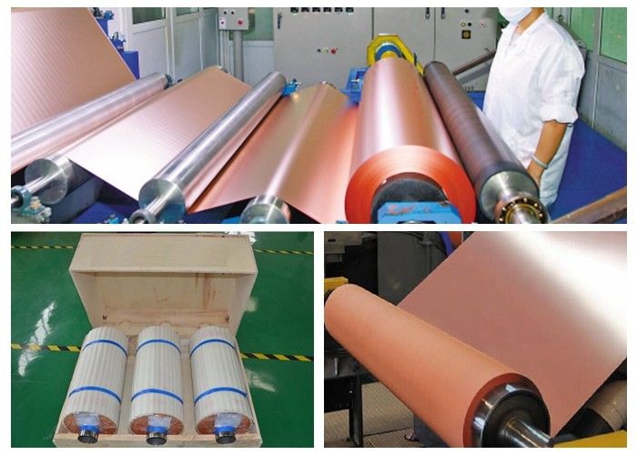 RoHS 18um Copper Foil Pcb , Low Profile CCL Electrodeposited Copper Foil