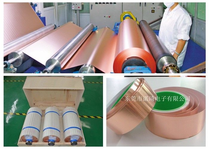 Thin Copper Foil Excellent Uniformity / Infiltration 500 - 5000m Length