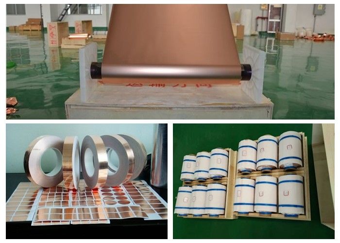 SGS / RoHS HTE Copper Foil Laminate 12um 5-1380mm For Epoxy Board