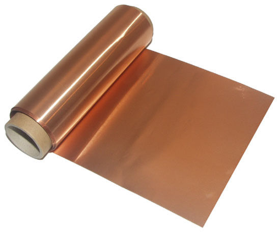 High peel strength Electrolytic copper foil 18 microns thick , 1100 mm wide