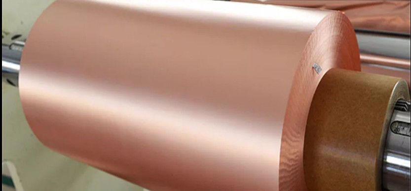6Inch 152mm Electrolytic Rolled Thin Copper Foil Sheet Reach