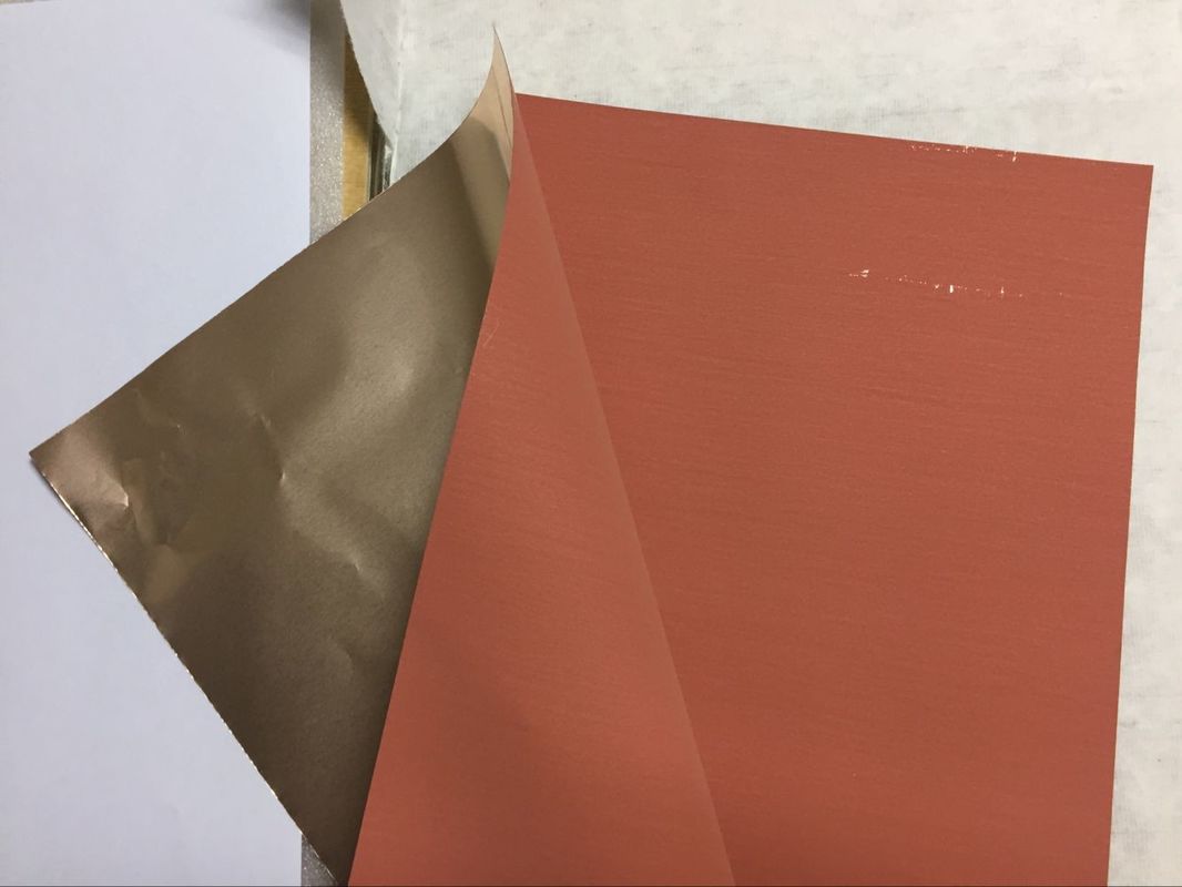 Red 12um Thin Graphene Copper Metal Sheets Roll For Electronic