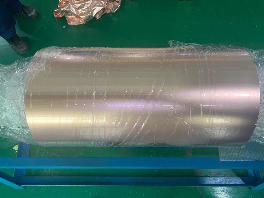 12um Electrolytic Thin Copper Foil High Ductility 500 - 5000 Meter Length Per Roll