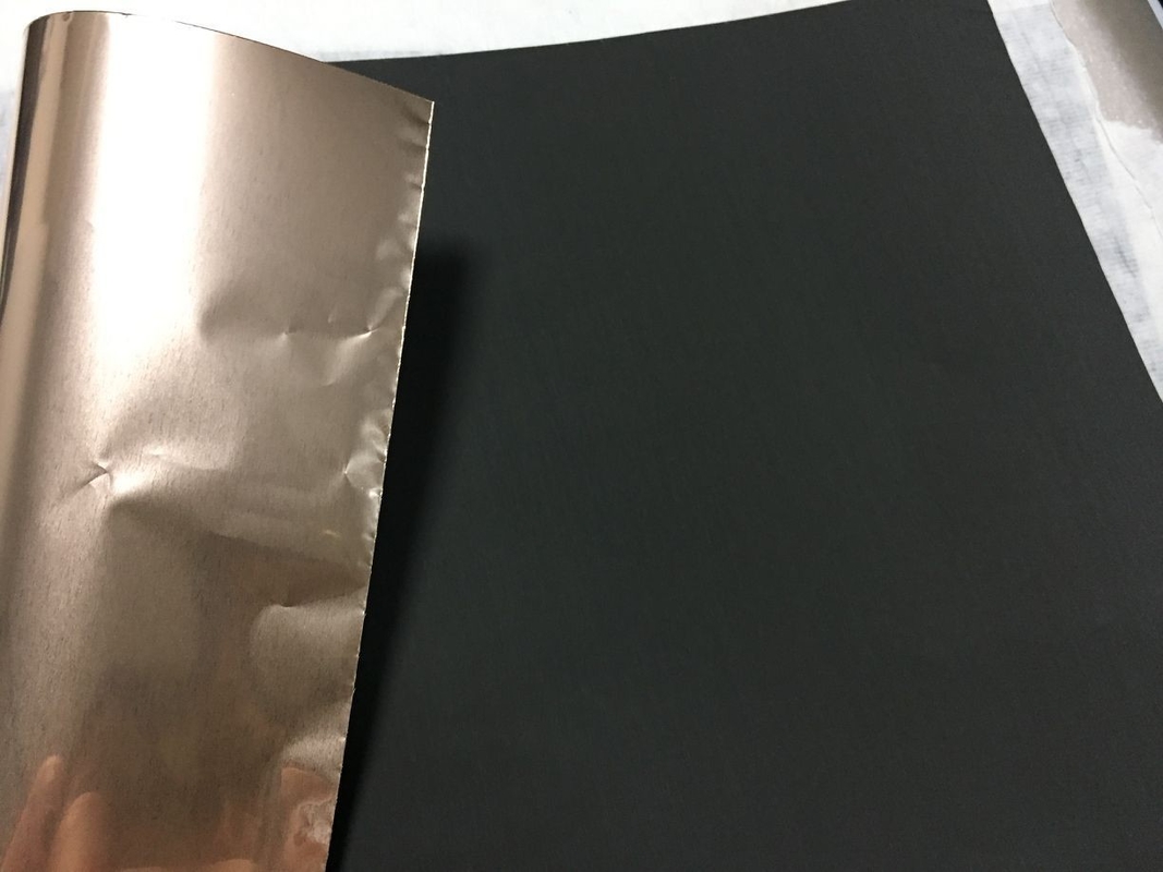 Blackened Black Surface Treatment 18um 35um 70um Rolled Copper Foil