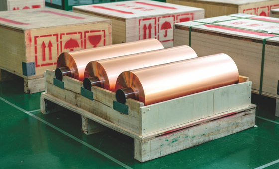 Width 520mm 508mm 500mm Rolled Copper Foil For Graphene Thermal Conductive Film